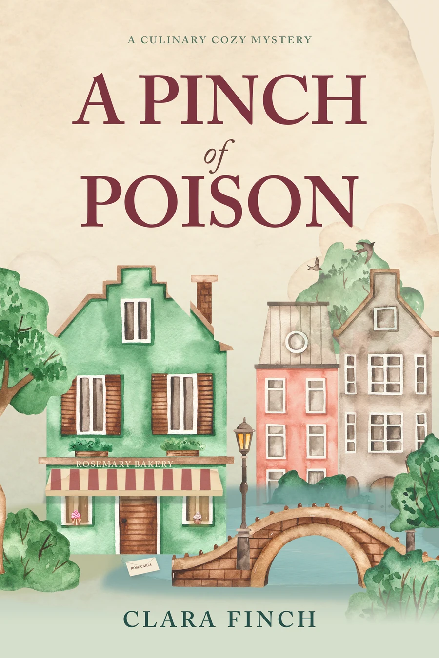 A Pinch of Poison cozy mystery cover